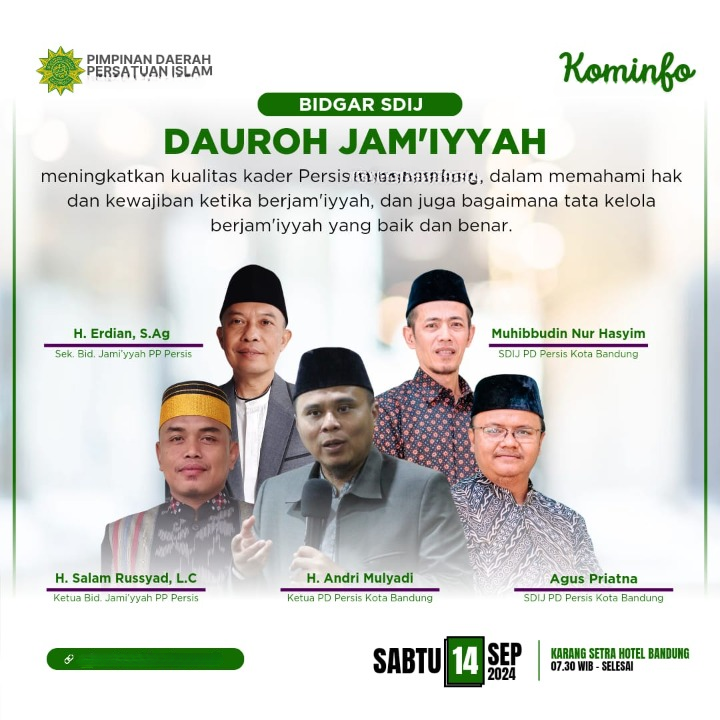 Dauroh Jamiyyah SDIJ PD PERSIS Kabupaten Kediri